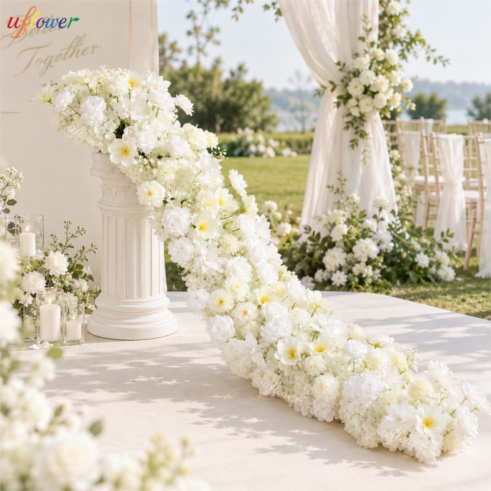 إكليل زهور اصطناعية من الورد ا - مراجعة Table Runner وسعره