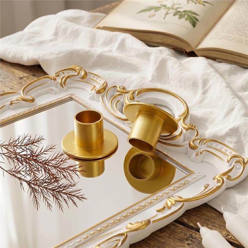 حاملات شموع مخروطية الشكل، طقم - مراجعة Candle Holder Decor وسعره