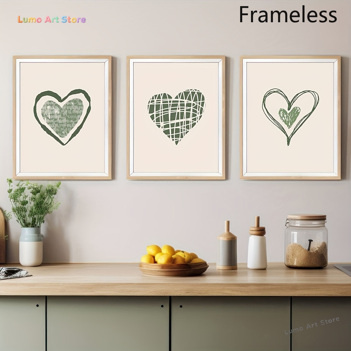 لوحة قماشية مسطحة ثنائية الأبع - مراجعة Abstract Canvas Set وسعره