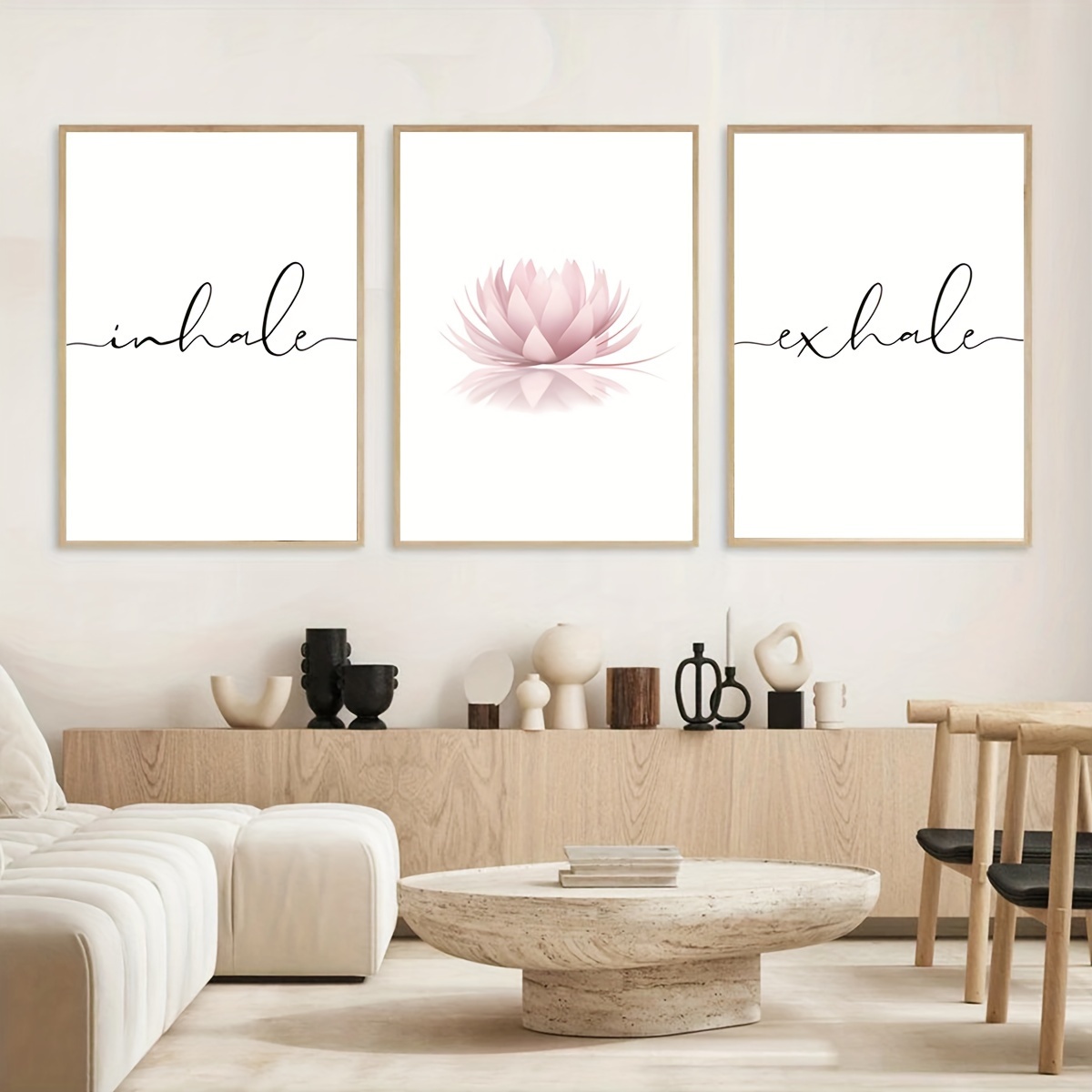 مجموعة من 3 ملصقات فنية تجريدي - مراجعة Abstract Canvas Set وسعره