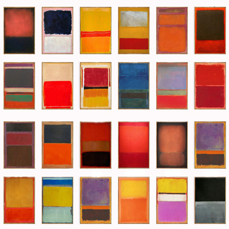 ديكور الحائط، مجموعات ملصقات م - مراجعة Abstract Canvas Set وسعره
